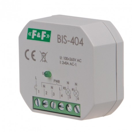 przekaźnik bistabilny BIS-404 F&F