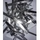 taśma aluminiowa paski z gwoździem 100x10